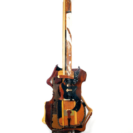 Ken Butler - Cubist White Plank Bass
