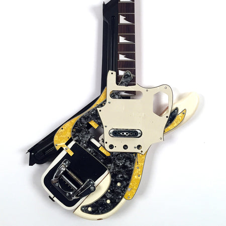 Ken Butler - Gray Yellow Angle Guitar